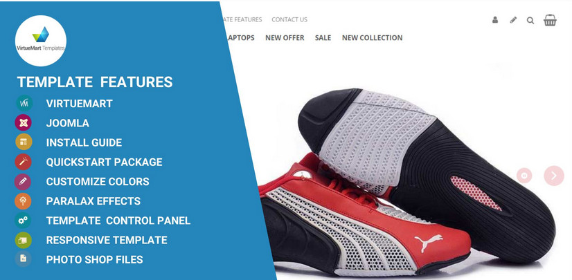 Active Shopping Virtuemart Template