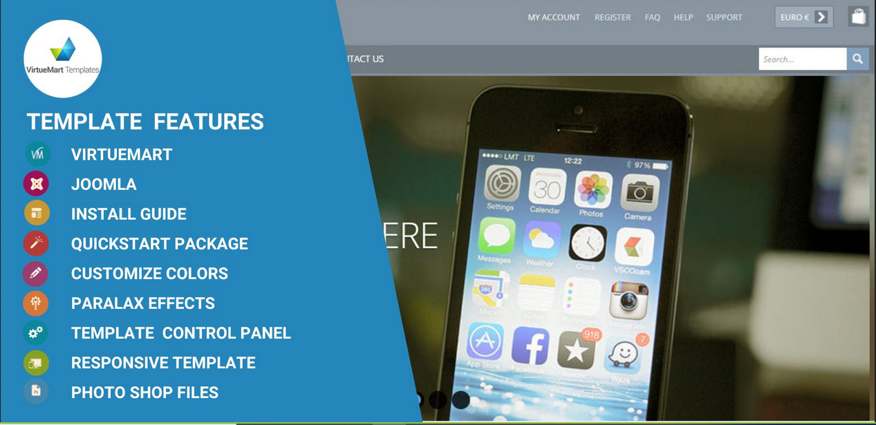 Aeon Virtuemart Joomla Template