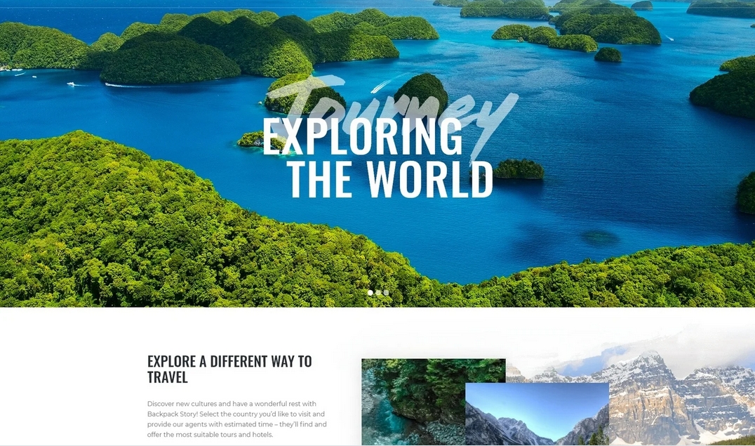 Backpack Story - Travel Agency Multi-page Modern Joomla Template