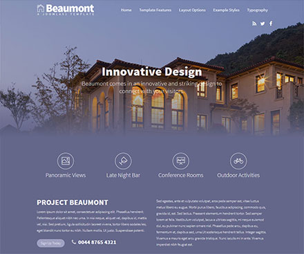 Beaumont - Joomla Template