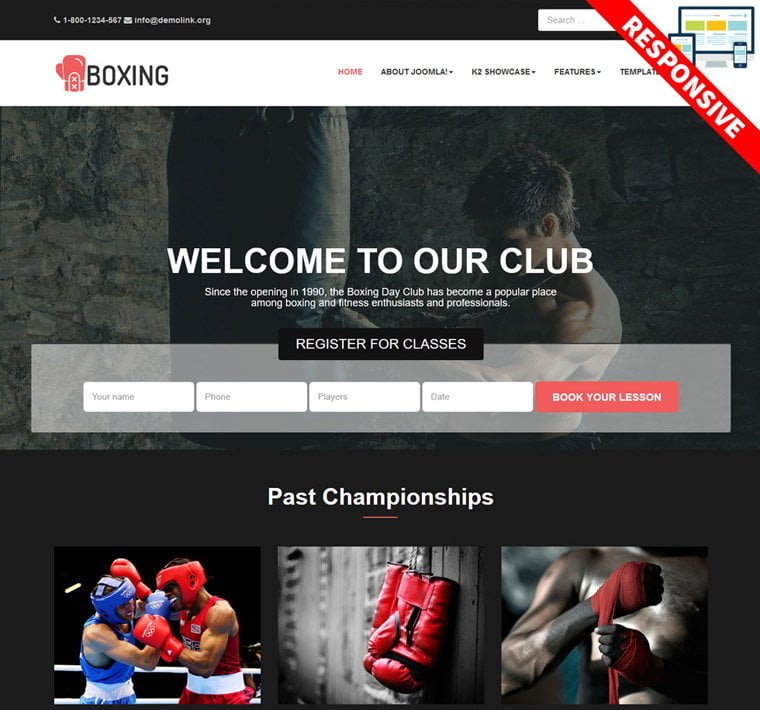Bestaddon Boxing - Joomla Templates
