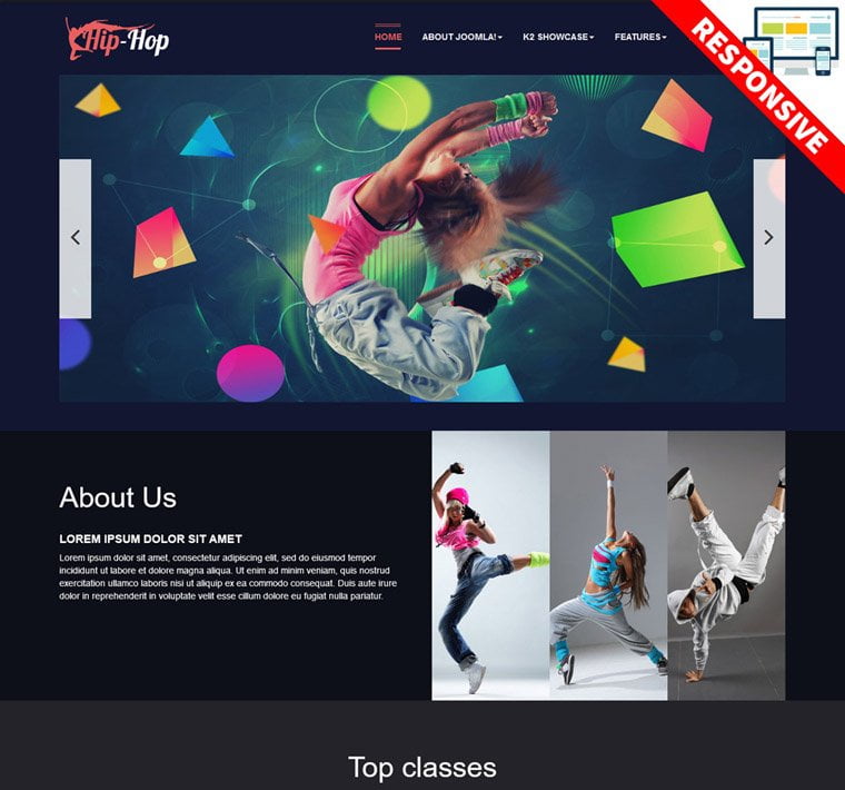 Bestaddon Hiphop - Joomla Templates