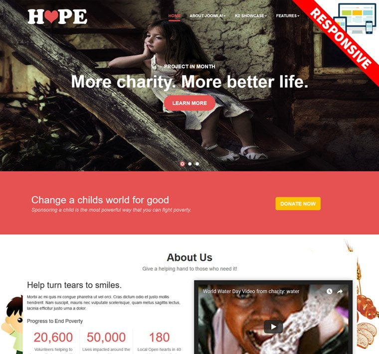 Bestaddon Hope - Joomla Templates
