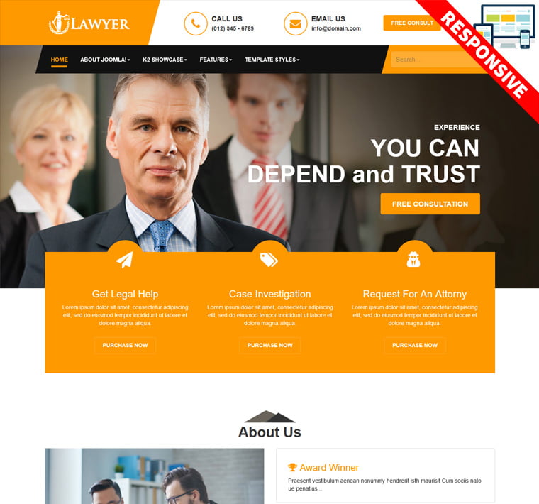 Bestaddon Lawyer - Joomla Templates