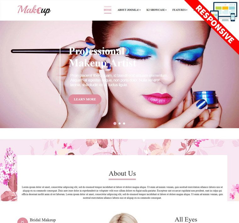 Bestaddon Makeup - Joomla Templates