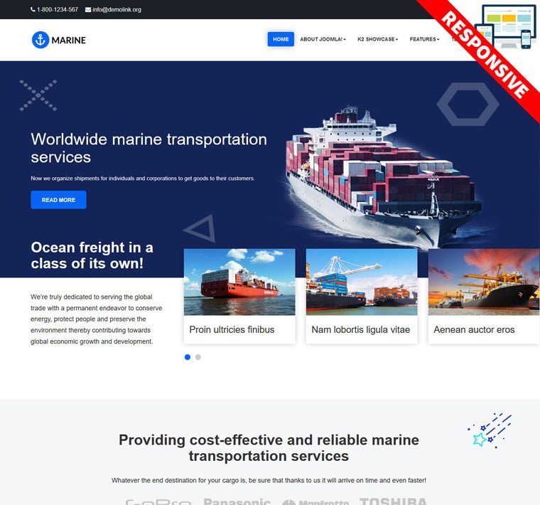 Bestaddon Marine - Joomla Templates