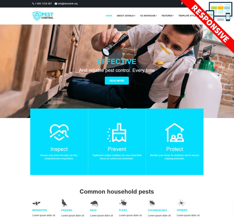 Bestaddon Pestcontrol - Joomla Templates