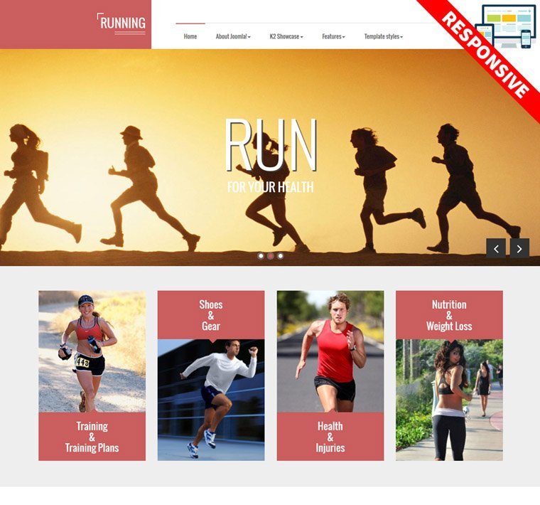 Bestaddon Running - Joomla Template