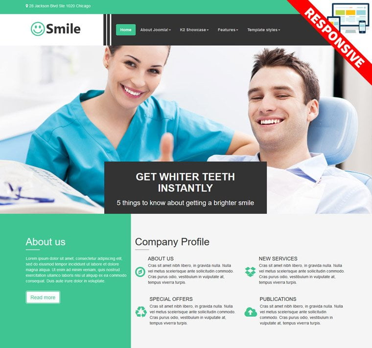 Bestaddon Smile - Joomla Template