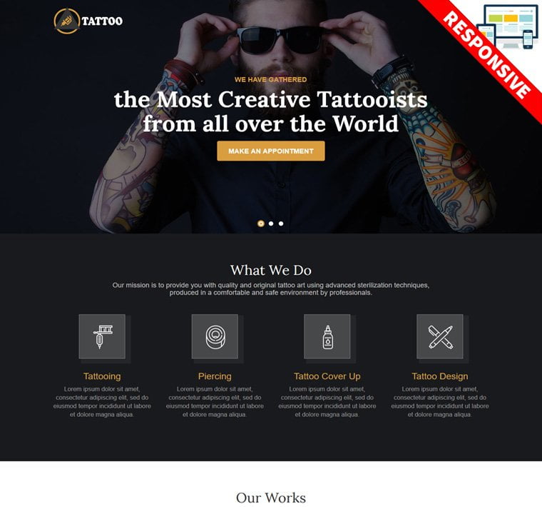 Bestaddon Tattoo -joomla Templates