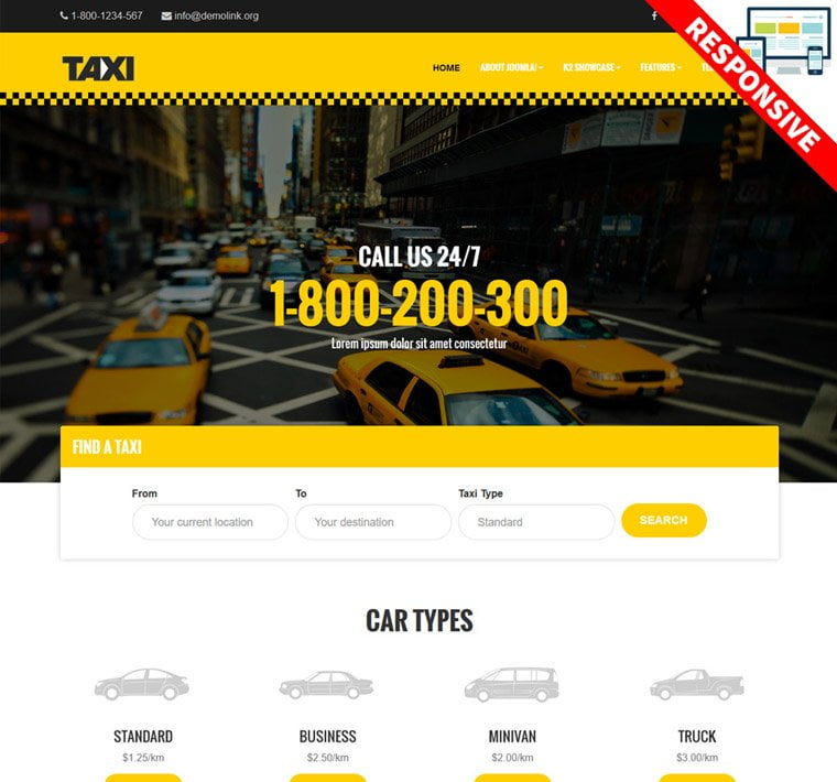 Bestaddon Taxi - Joomla Templates