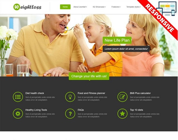 Bestaddon Weightloss - Joomla Template