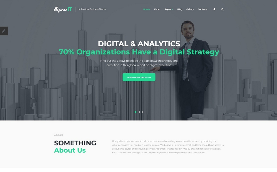 Bizarre It - Responsive It Company Joomla Template