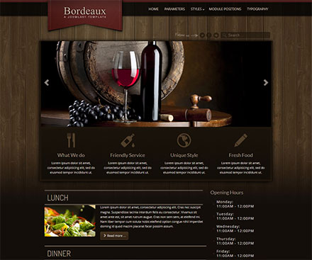Bordeaux - Joomla Template