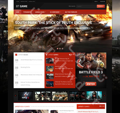 Bowthemes Game - Joomla Template