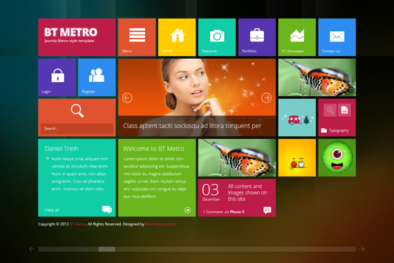Bowthemes Metro - Joomla Template