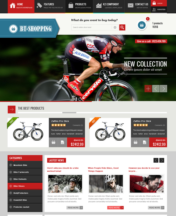 Bowthemes Shopping - Joomla Template