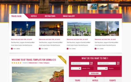 Bowthemes Travel - Joomla Template