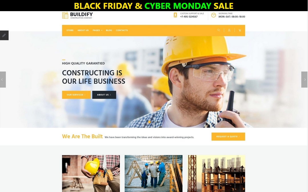 Buildify - Construction Company Joomla Template