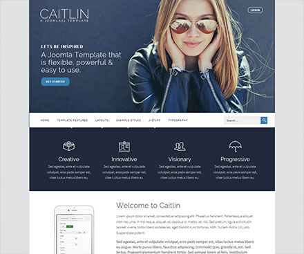 Caitlin - Joomla Template