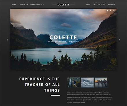Colette - Joomla Template