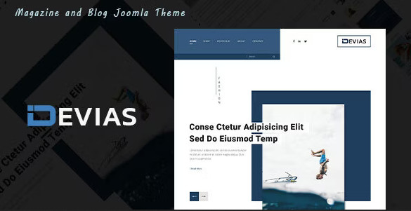Devias - Blog And Magazine Joomla Theme