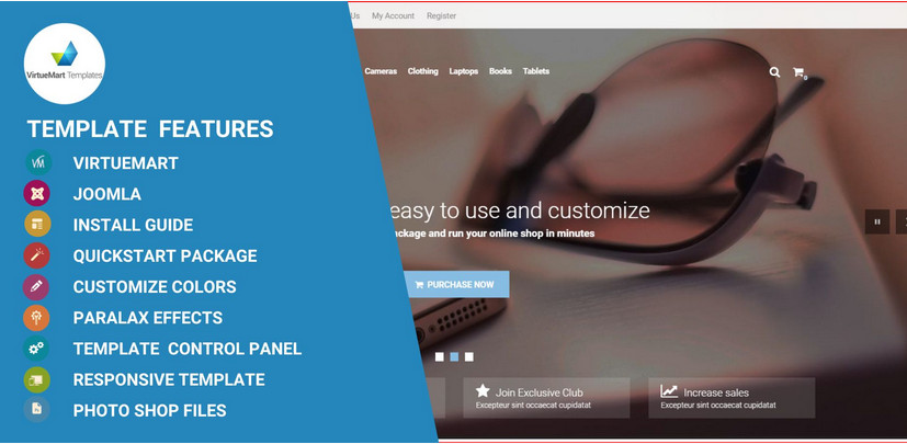 Diverse Shop Virtuemart Template For Joomla