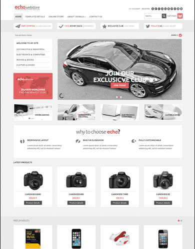 Echo Virtuemart Template