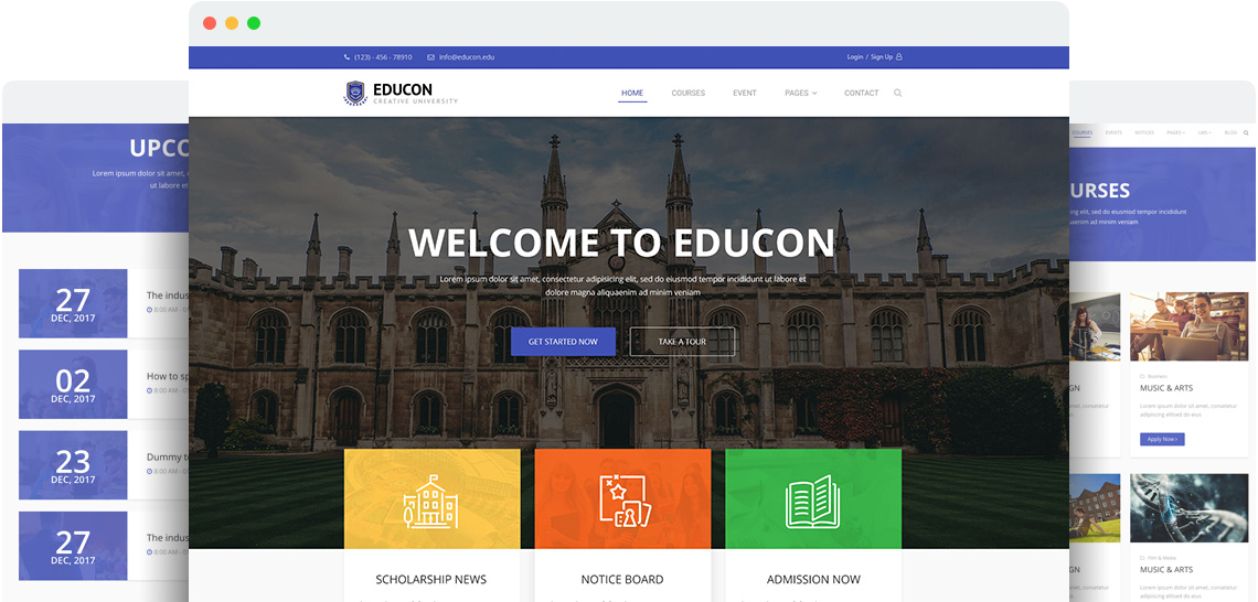 Educon - Modern Joomla Template For University, College, School
