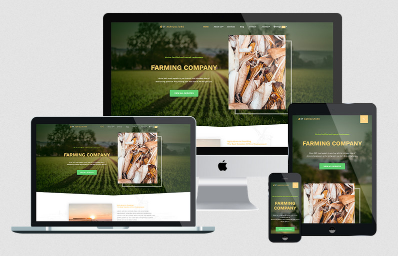 Enginetemplates Agriculture - Responsive Agriculture Joomla Templates