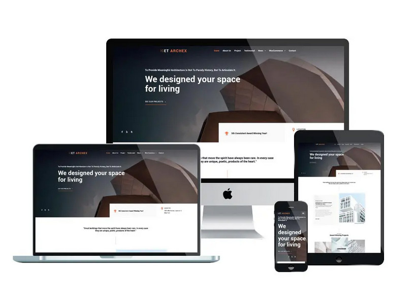Enginetemplates Archex - Modern Architecture Joomla Template