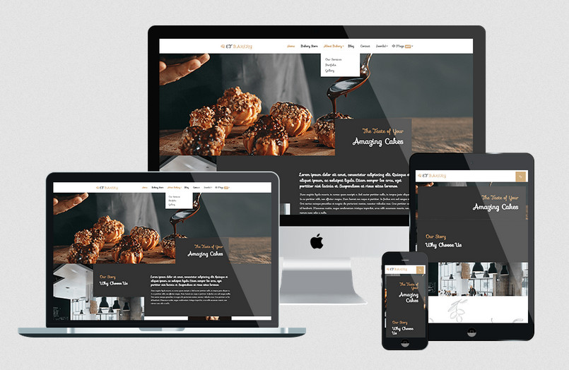Enginetemplates Bakery - Discover Cafe & Bakery Joomla Templates