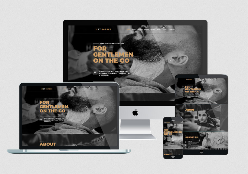 Enginetemplates Barber - Responsive Barber Joomla Template