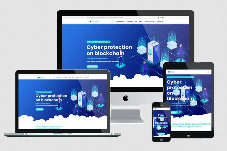 Enginetemplates Bico - Responsive Crypto Joomla Template