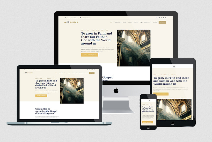 Enginetemplates Church - Responsive Joomla Church Templates