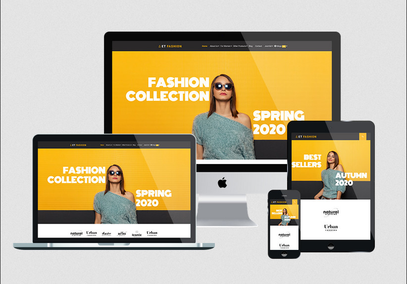 Enginetemplates Fashion - Responsive Fashion Joomla Template
