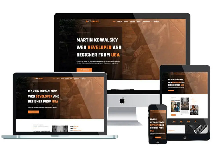Enginetemplates Prome - Modern Personal Joomla Template