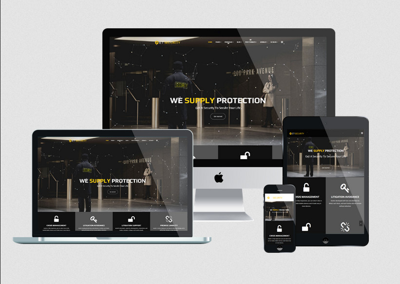 Enginetemplates Security - Responsive Joomla Security Template