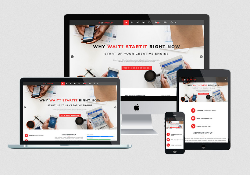 Enginetemplates Start Up - Professional Joomla Business Plan Theme