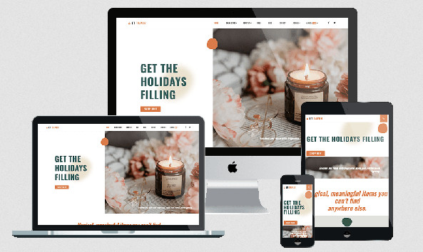 Enginetemplates Taper - Christmas Candle Joomla Template