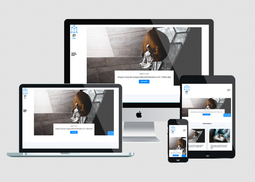 Enginetemplates Tech - Mobile-ready Technology Joomla Template
