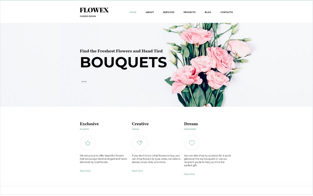 Flowex - Flower Shop Ready-to-use Clean Joomla Template