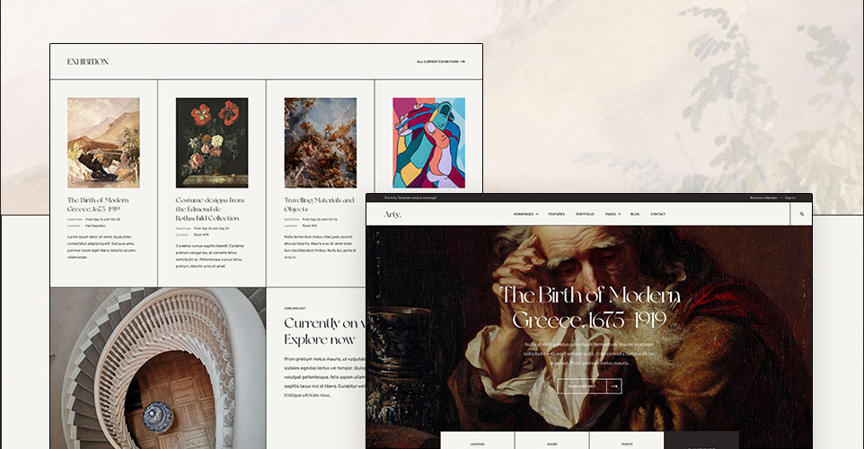 Gavickpro Arty - Museum & Art Gallery Joomla Template