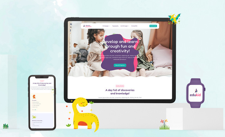 Gavickpro Edukid - Joomla Kindergarten Template