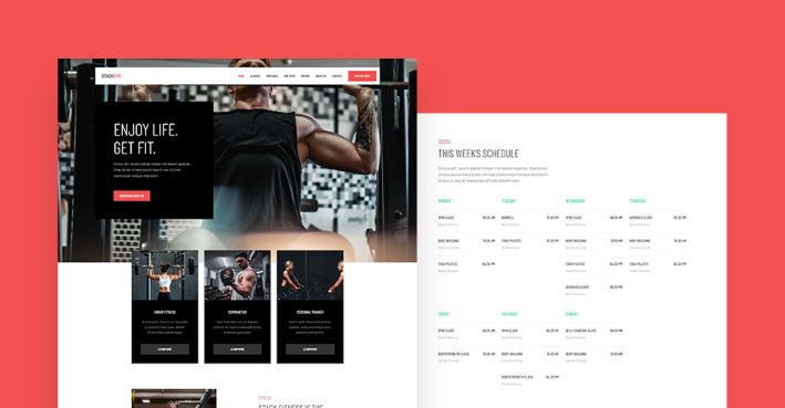 Gavickpro Fitness - Joomla Templates