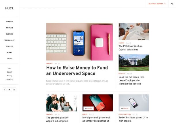Gavickpro Hubs - Joomla Template