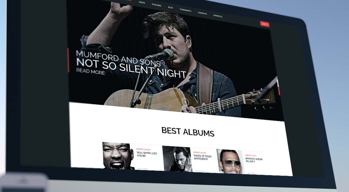 Gavickpro Musicstate - Joomla Template