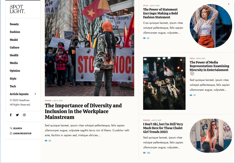 Gavickpro Spotlight - News And Magazine Joomla Template