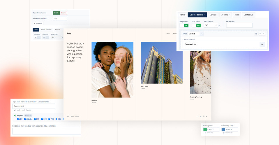 Gavickpro Sway - Creative Portfolio Joomla Template