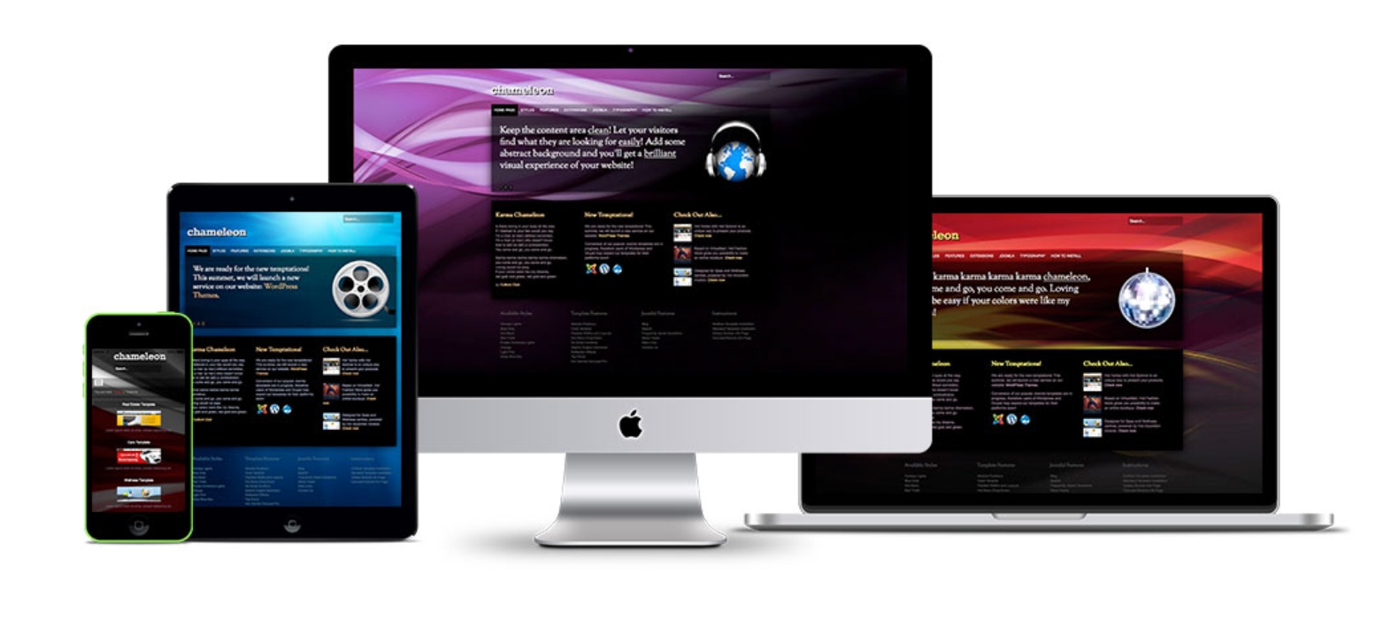 Hot Chameleon - Joomla Template